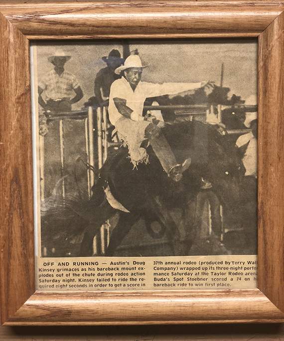 Douglas Kinsey Rodeo Newsclipping