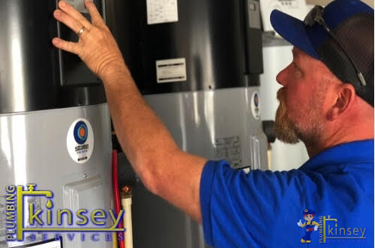 Kinsey Plumbers installs and repairs tankless water heaters.