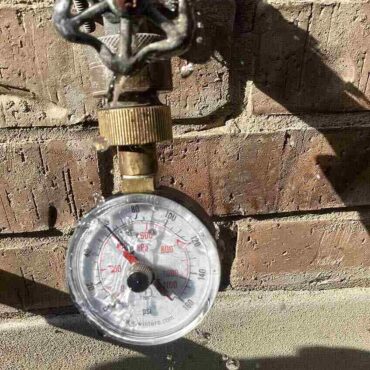 Water Line Pressure Maintenance