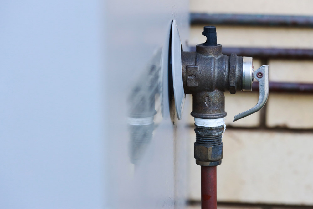 water heater valve